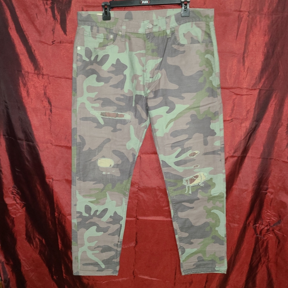 Levis Hi-Ball came pants size 36 patched